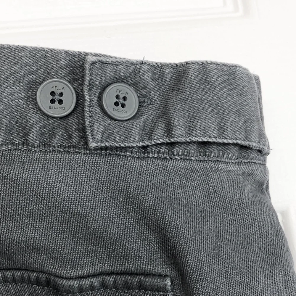 FF.LA Men's Casual Steel Gray Frontier Slim Leg Pants 36x32